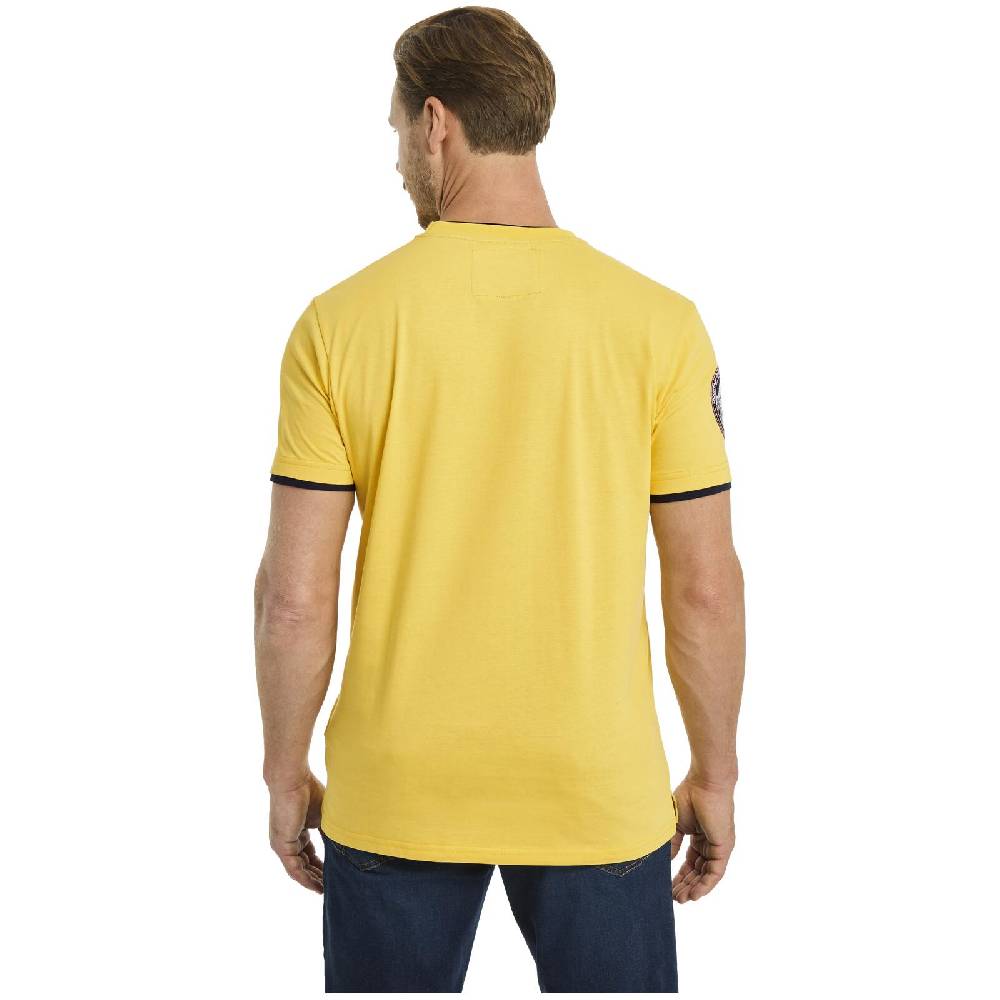 Jan Vanderstorm T-Shirt SÖLVE gelb Vierteljährliche Förderung