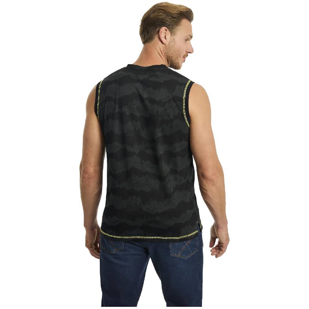 Jan Vanderstorm Tanktop FAFNER schwarz gemustert zollfrei
