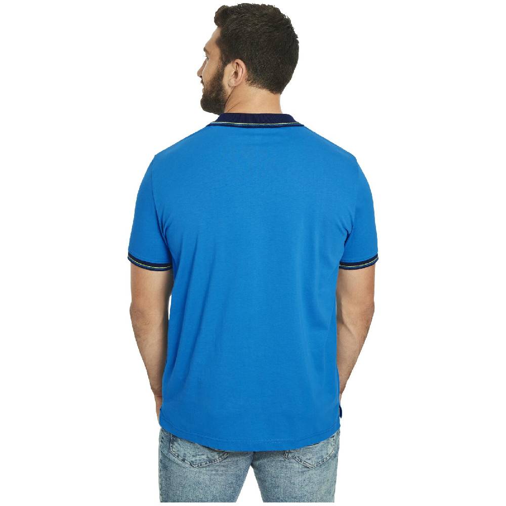 Jan Vanderstorm Poloshirt TOTTE royal blau 50% Rabatt für begrenzte Zeit