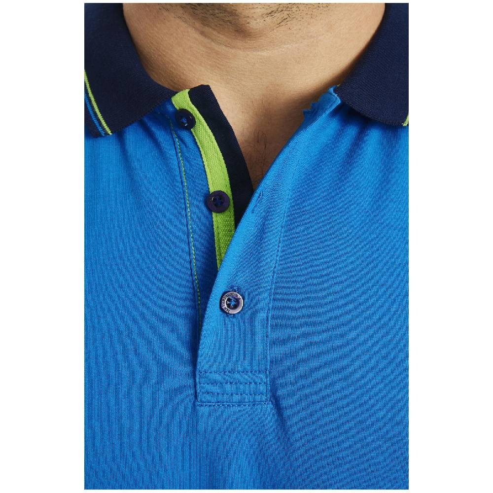 Jan Vanderstorm Poloshirt TOTTE royal blau 50% Rabatt für begrenzte Zeit