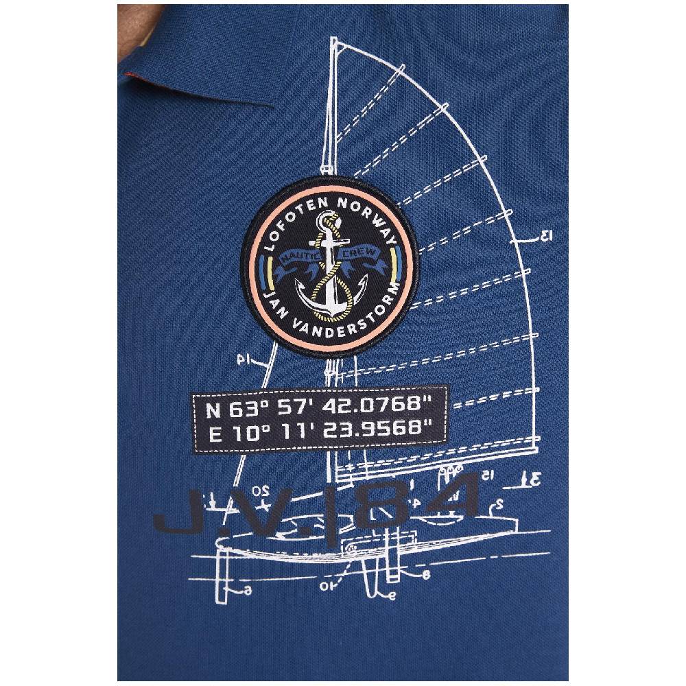 Jan Vanderstorm Poloshirt NICCO royal blau Outlet