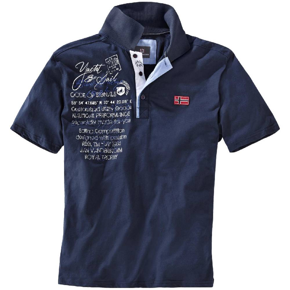 Jan Vanderstorm Poloshirt JANO dunkelblau Angebote
