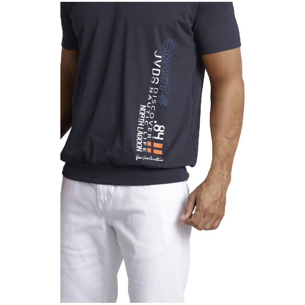 Jan Vanderstorm T-Shirt GILBRECHT dunkelblau im Angebot