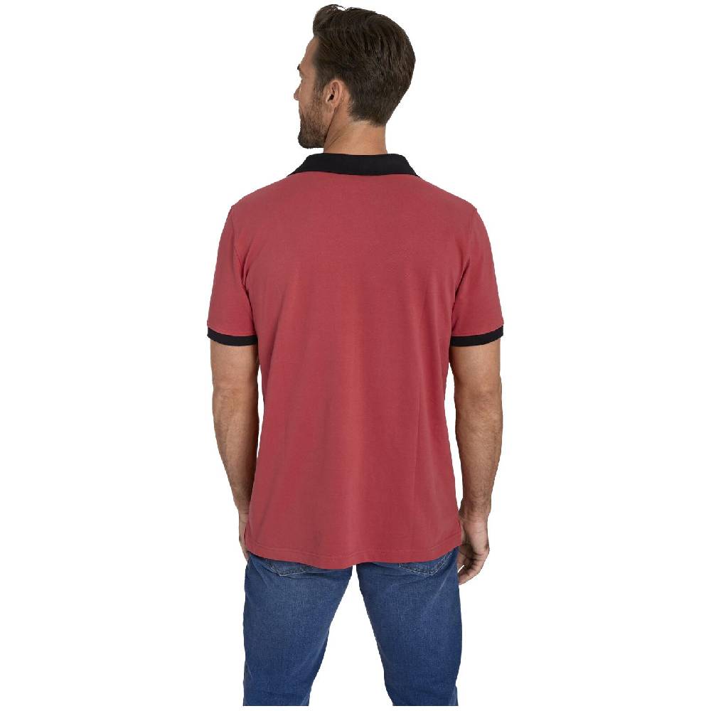 Jan Vanderstorm Doppelpack Poloshirt ELJAR beige hellrot Schlussverkauf
