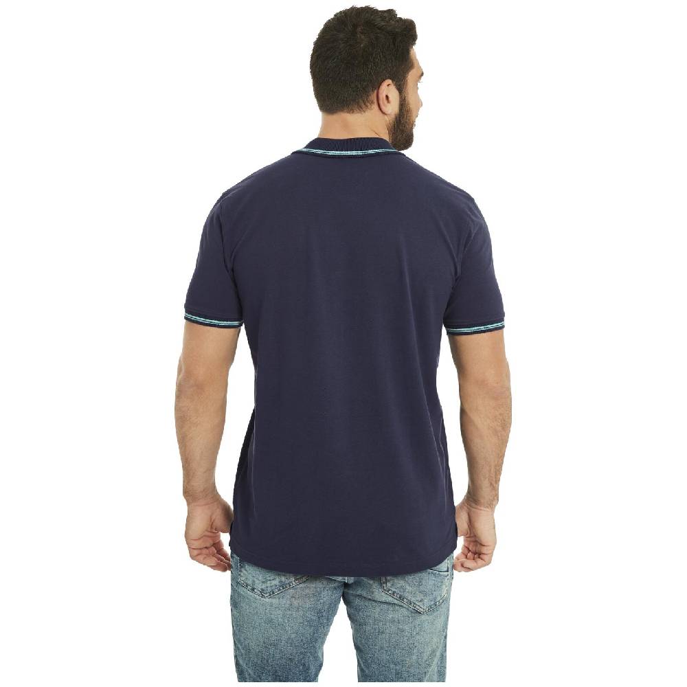 Jan Vanderstorm Doppelpack Poloshirt BERAU hellblau dunkelblau Günstiger Verkauf