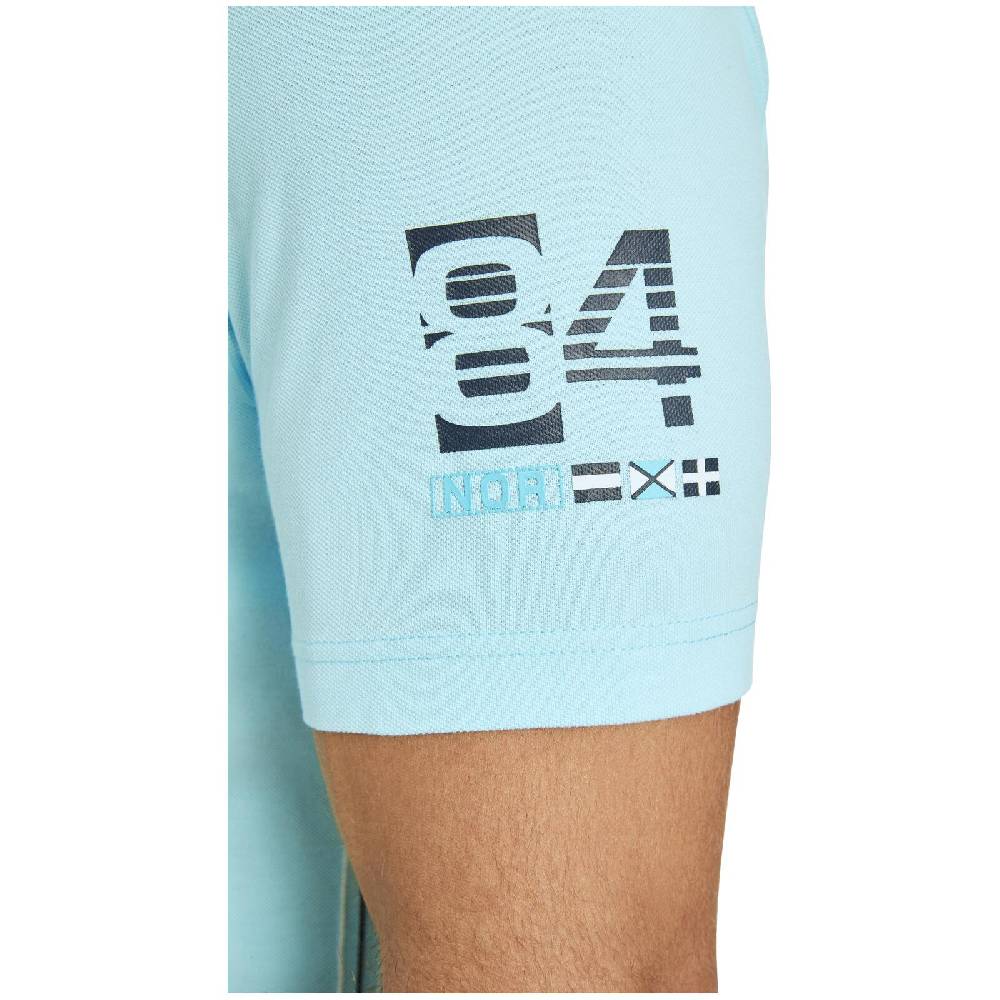 Jan Vanderstorm Poloshirt JERKER türkis Fabrikverkauf