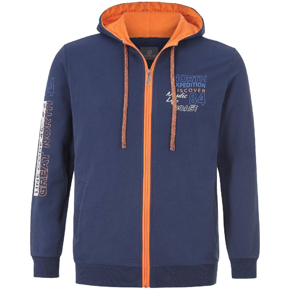 Jan Vanderstorm Sweatjacke RODERICH dunkelblau Limitierter Zeitrabatt