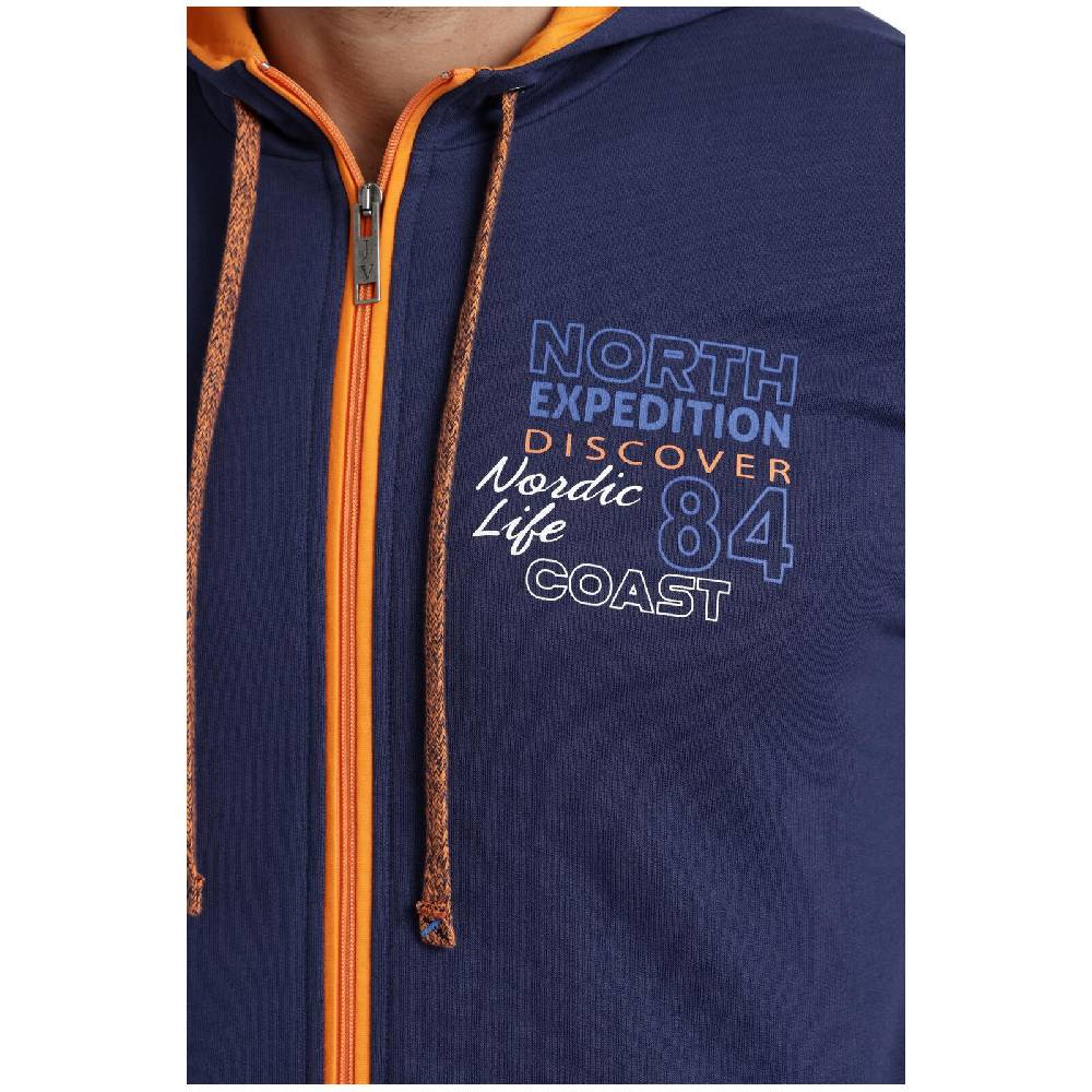 Jan Vanderstorm Sweatjacke RODERICH dunkelblau Limitierter Zeitrabatt