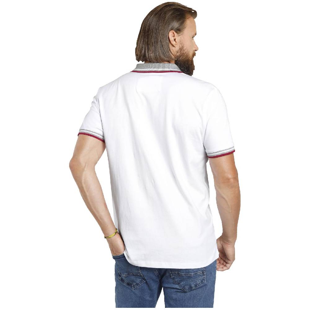 Jan Vanderstorm Doppelpack Poloshirt JOHAN weiß grau Rabatt