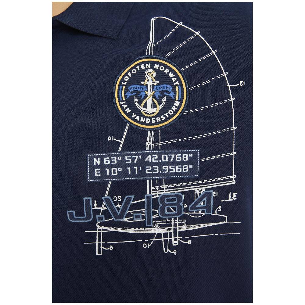 Jan Vanderstorm Poloshirt NICCO dunkelblau Flash Sale