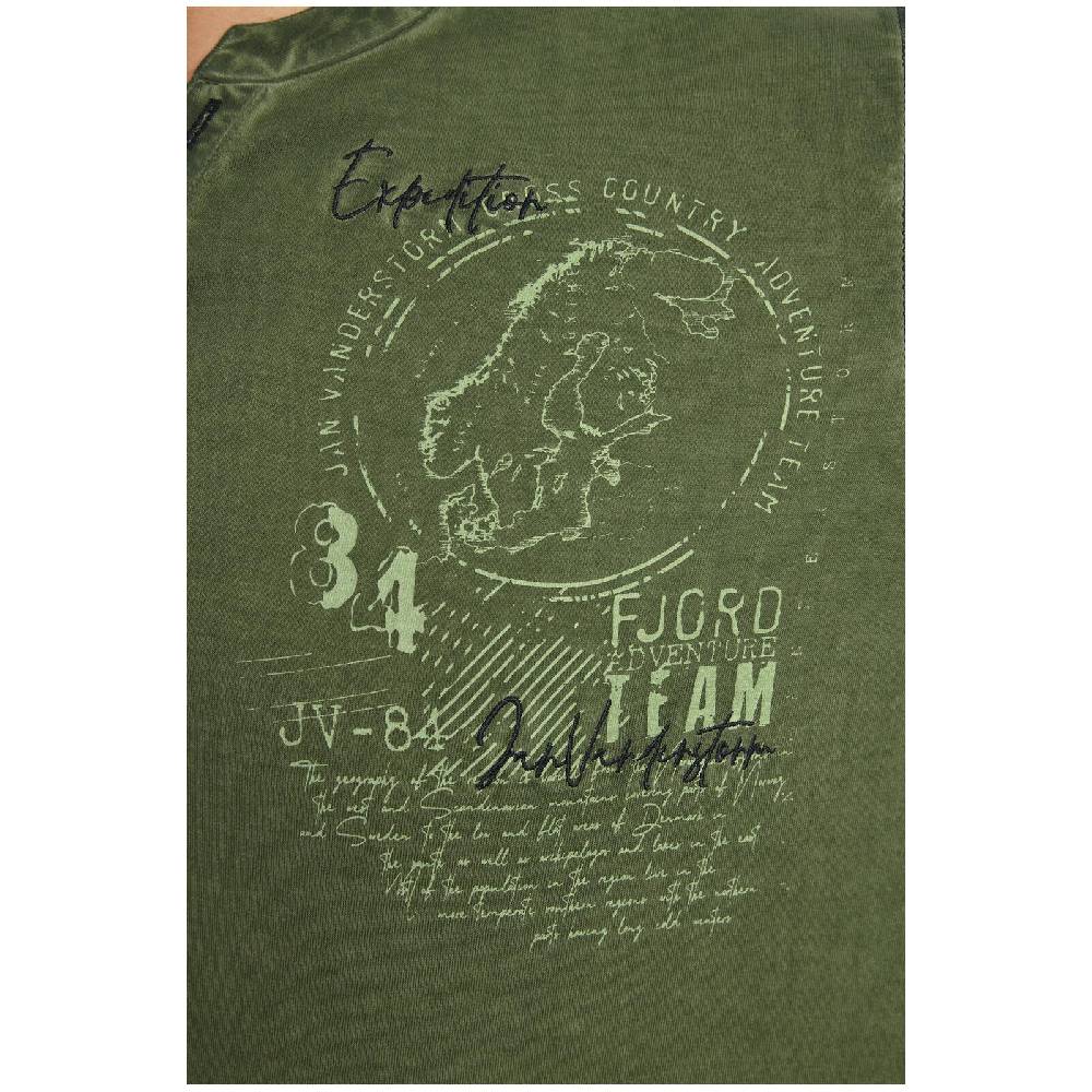 Jan Vanderstorm T-Shirt GODBERT oliv Saisonschlussverkauf