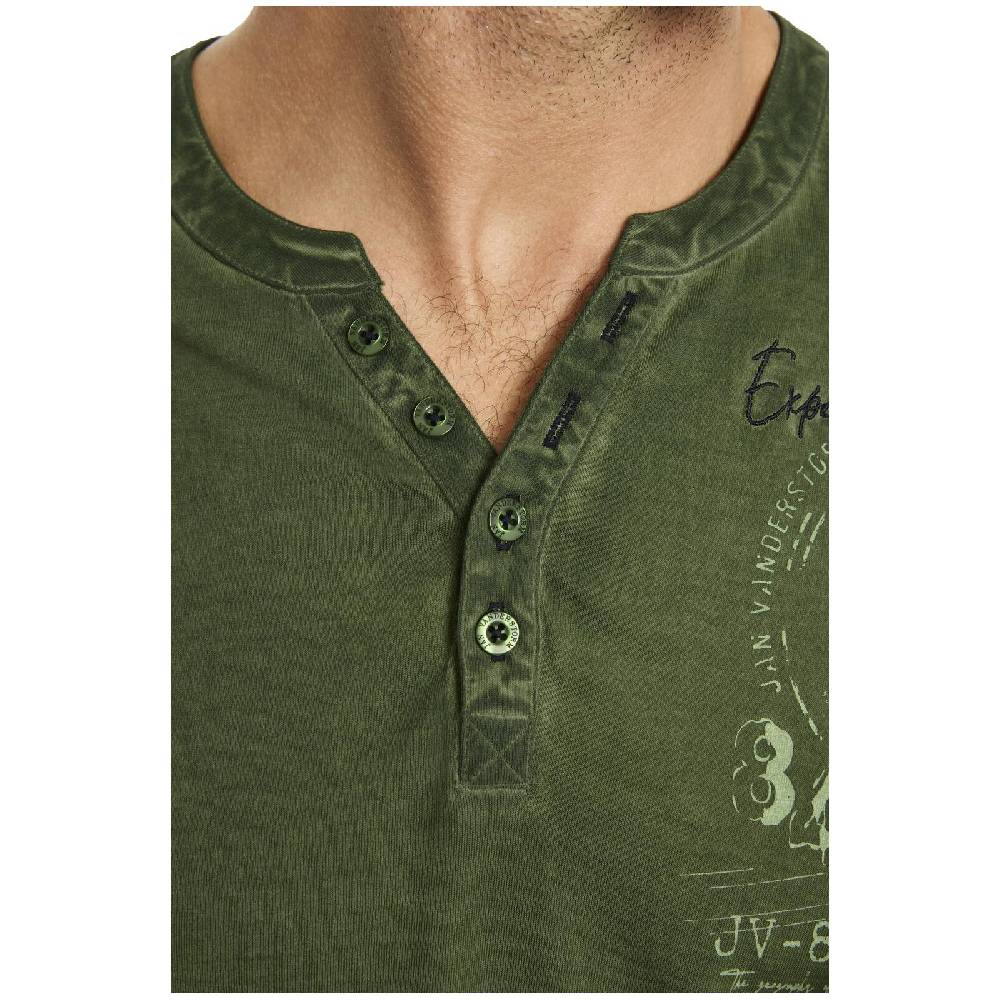 Jan Vanderstorm T-Shirt GODBERT oliv Saisonschlussverkauf