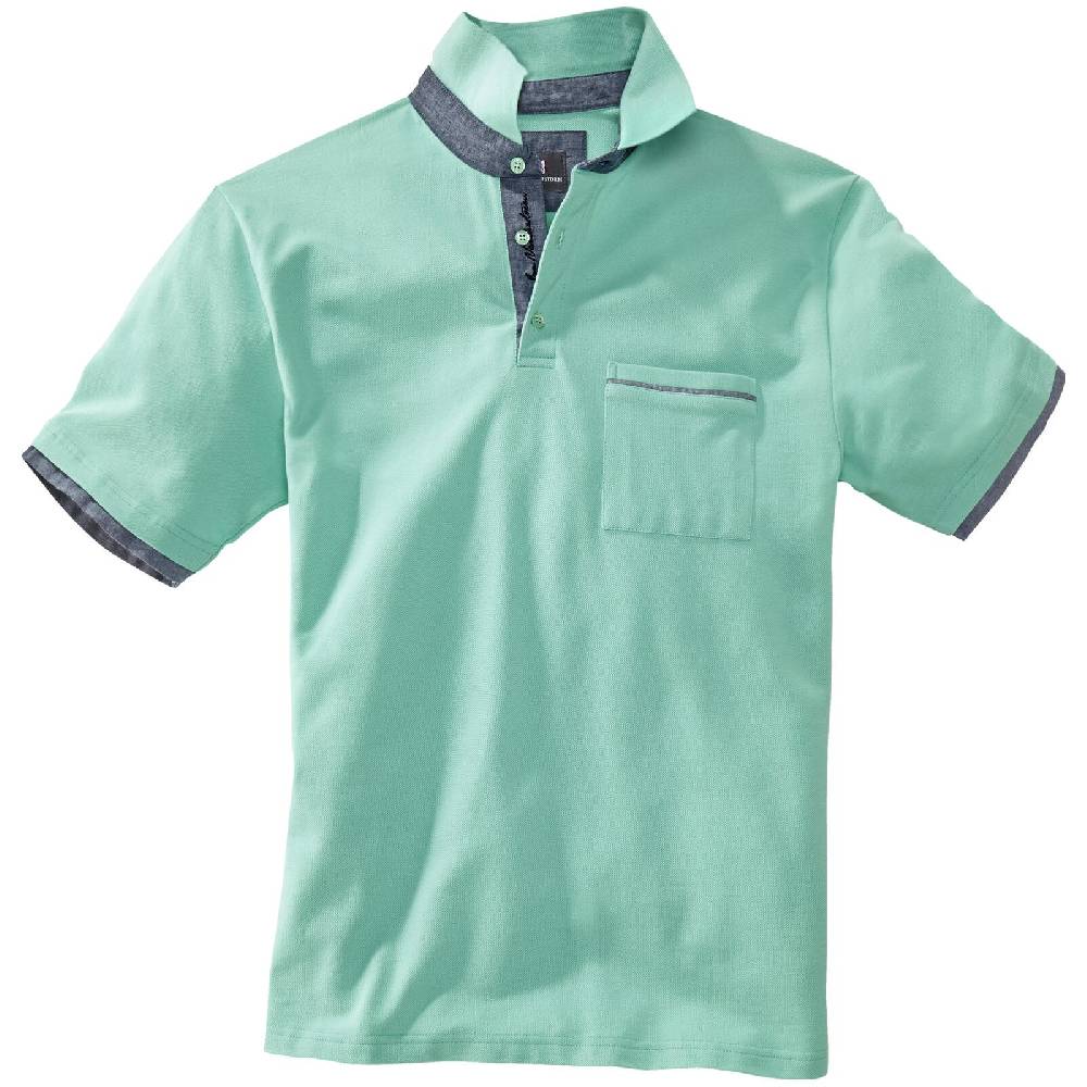 Jan Vanderstorm Poloshirt MELKER türkis Cyber Monday