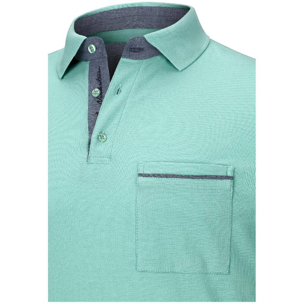 Jan Vanderstorm Poloshirt MELKER türkis Cyber Monday
