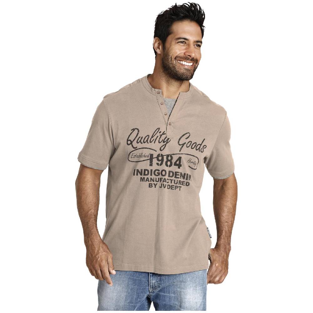 Jan Vanderstorm T-Shirt NANTE beige Weihnachtsangebot