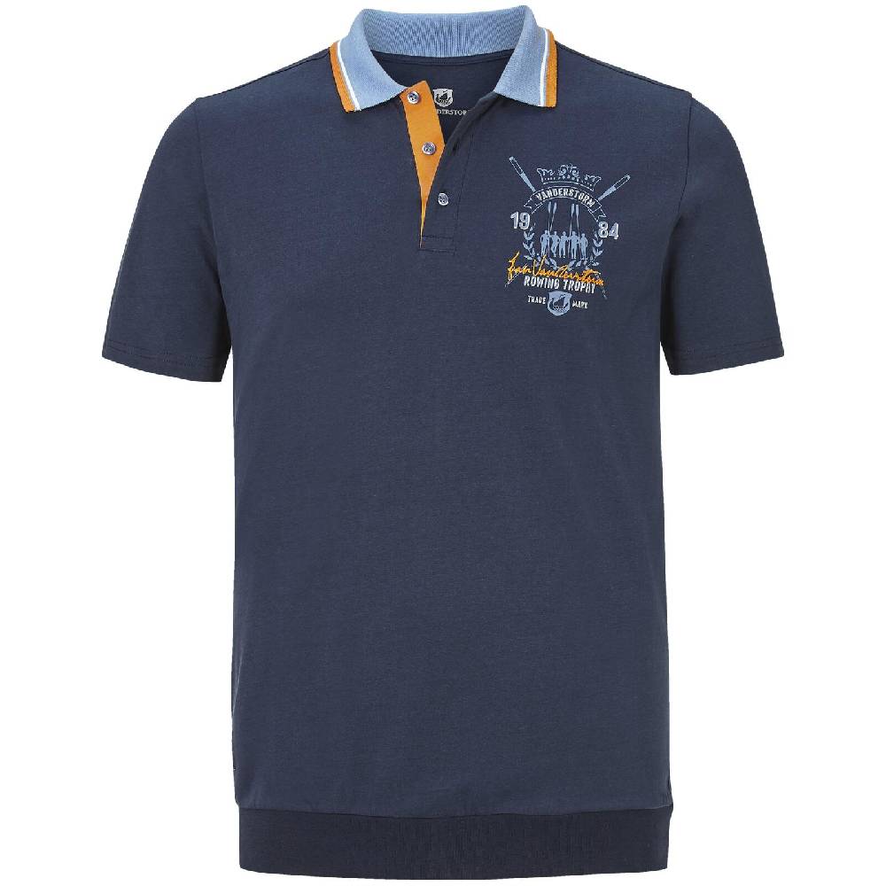 Jan Vanderstorm Poloshirt ORVAR dunkelblau Valentinstagsangebot