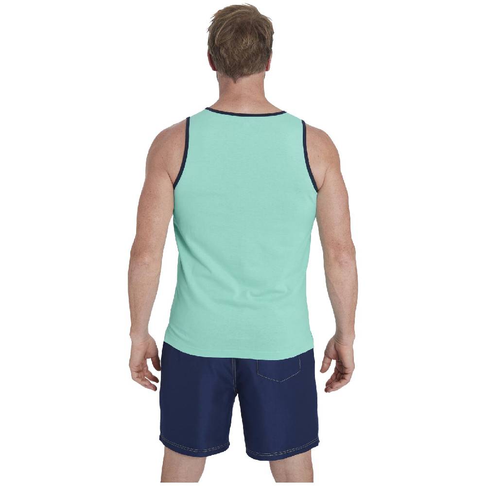 Jan Vanderstorm Doppelpack Tanktop SAKARI gelb mint Lagerräumung