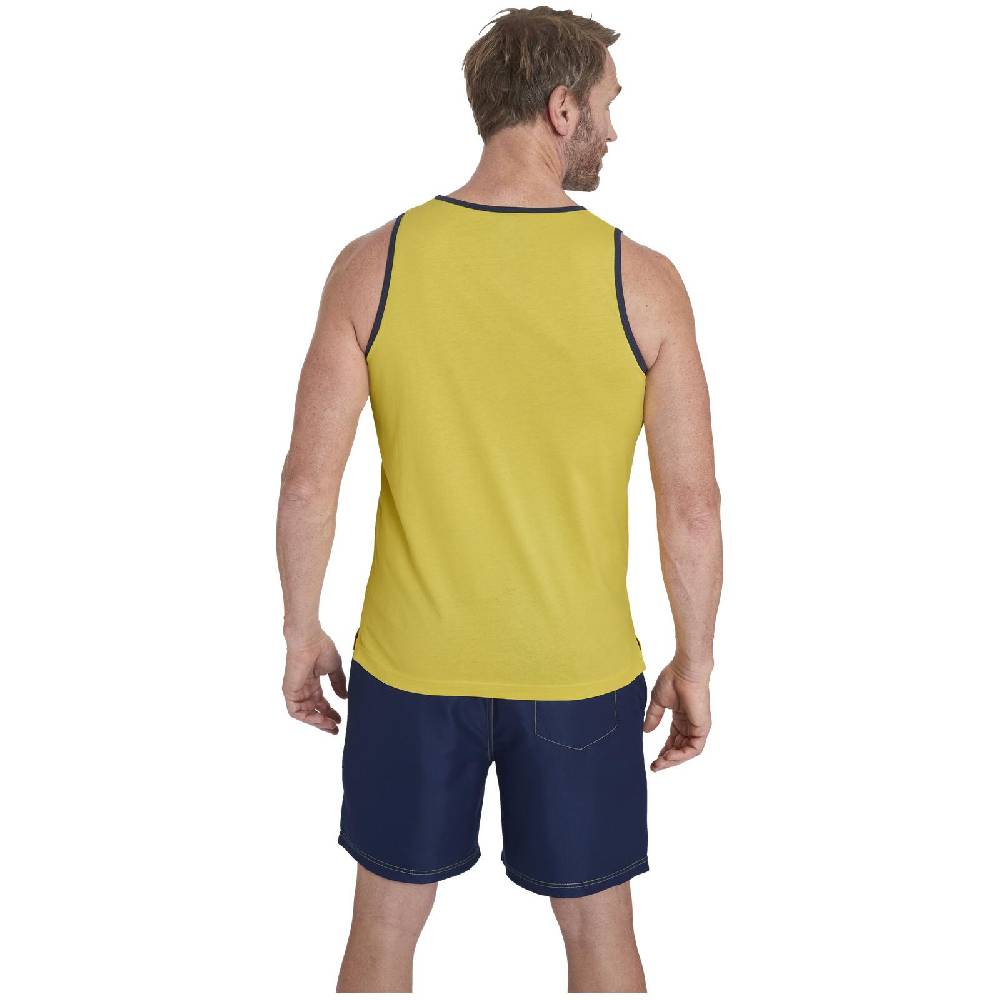 Jan Vanderstorm Doppelpack Tanktop SAKARI gelb mint Lagerräumung