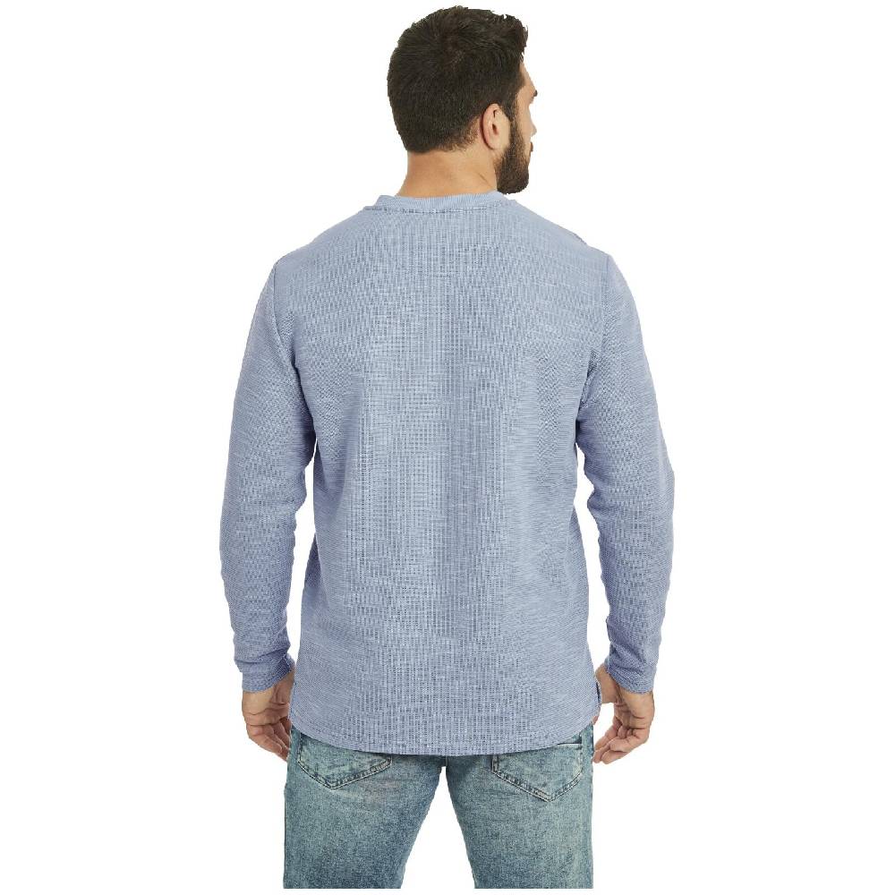 Jan Vanderstorm Sweatshirt REGINALD hellblau melange Räumungsverkauf