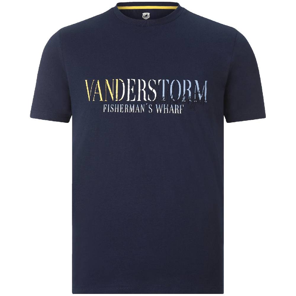 Jan Vanderstorm T-Shirt BERGTHOR dunkelblau Tägliche Deals