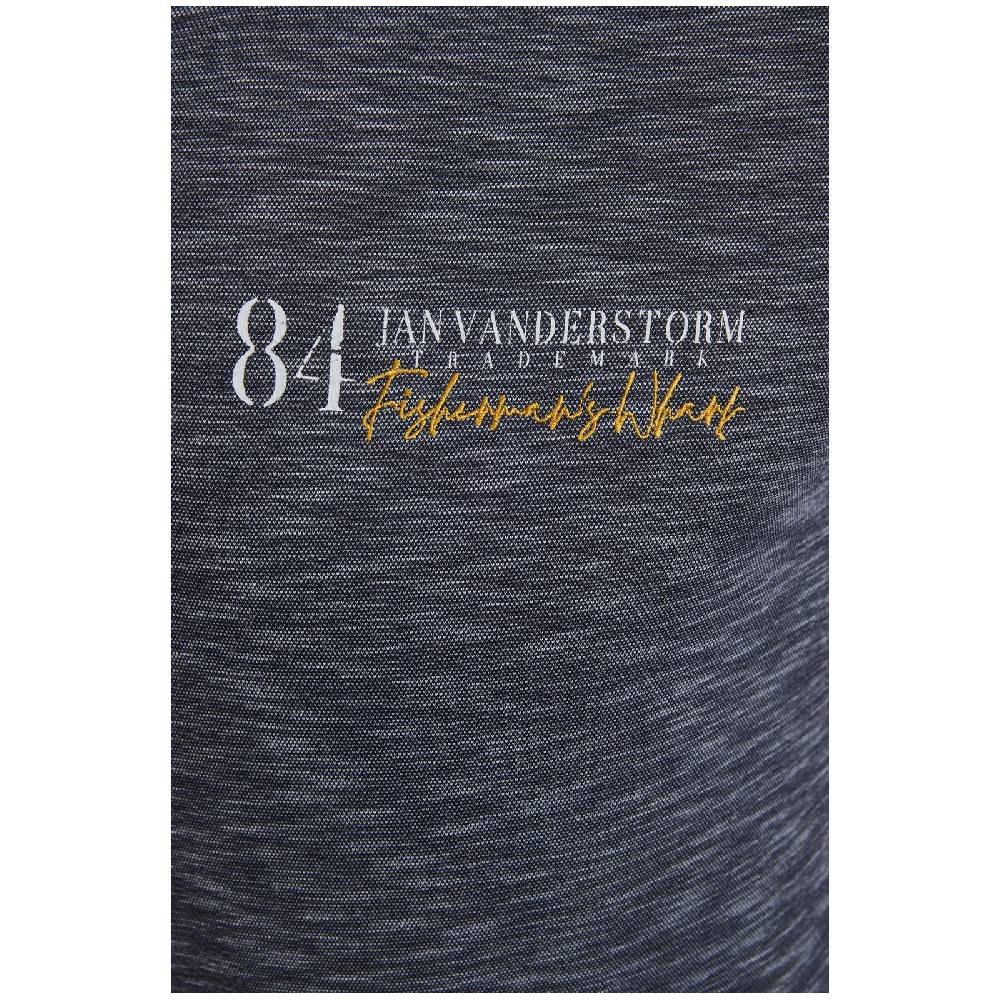 Jan Vanderstorm Poloshirt IBENHARD dunkelblau melange VIP-Rabatte