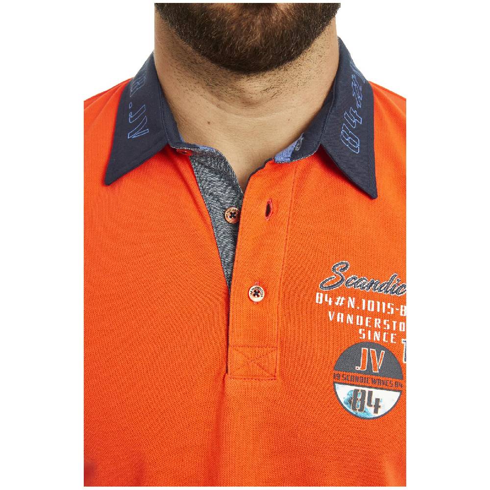 Jan Vanderstorm Poloshirt KODEWIN orange Super Sparpreis