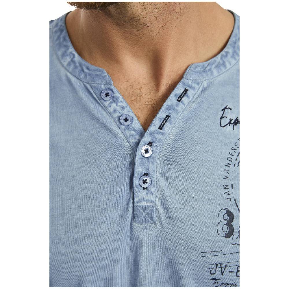 Jan Vanderstorm T-Shirt GODBERT hellblau Letzter Tag