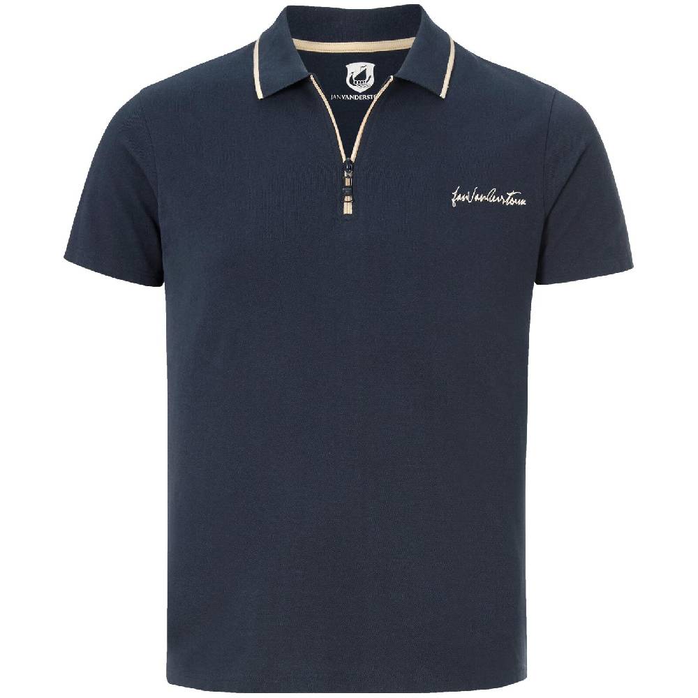Jan Vanderstorm Poloshirt JOHAR dunkelblau Super Rabatt