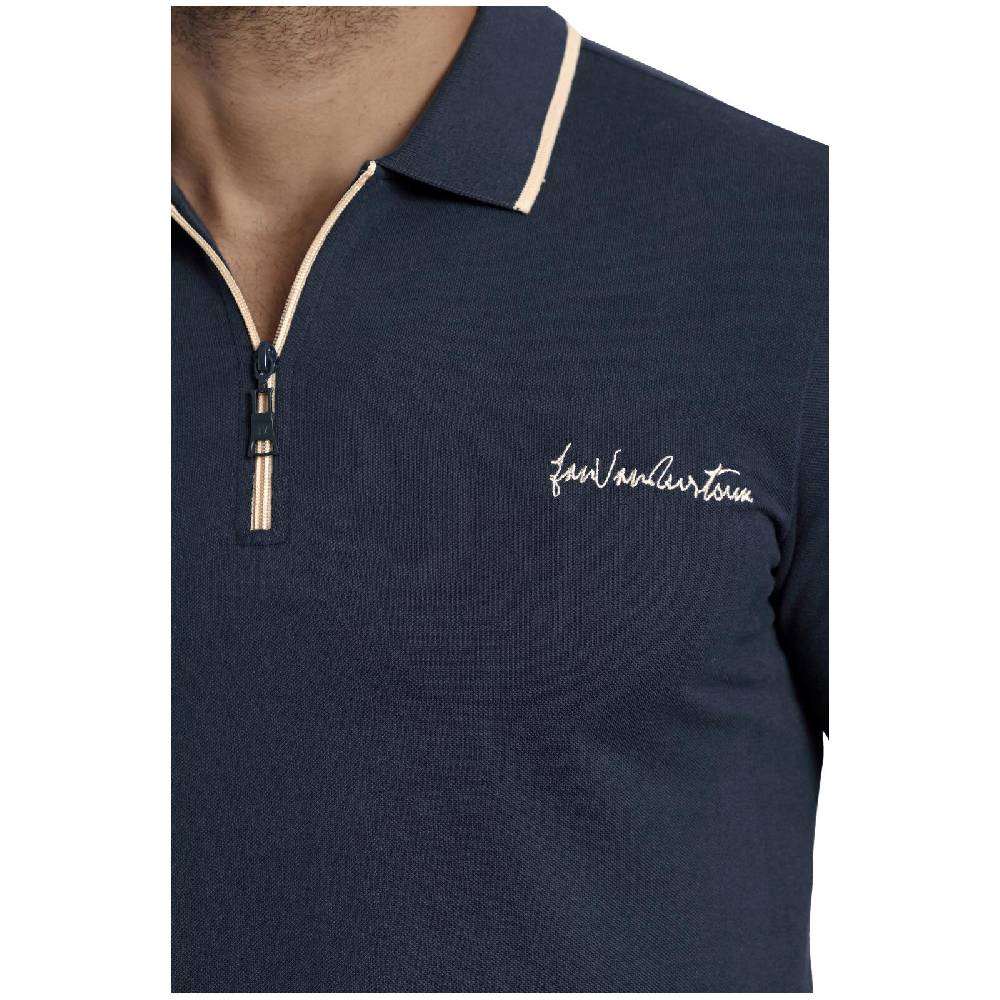 Jan Vanderstorm Poloshirt JOHAR dunkelblau Super Rabatt