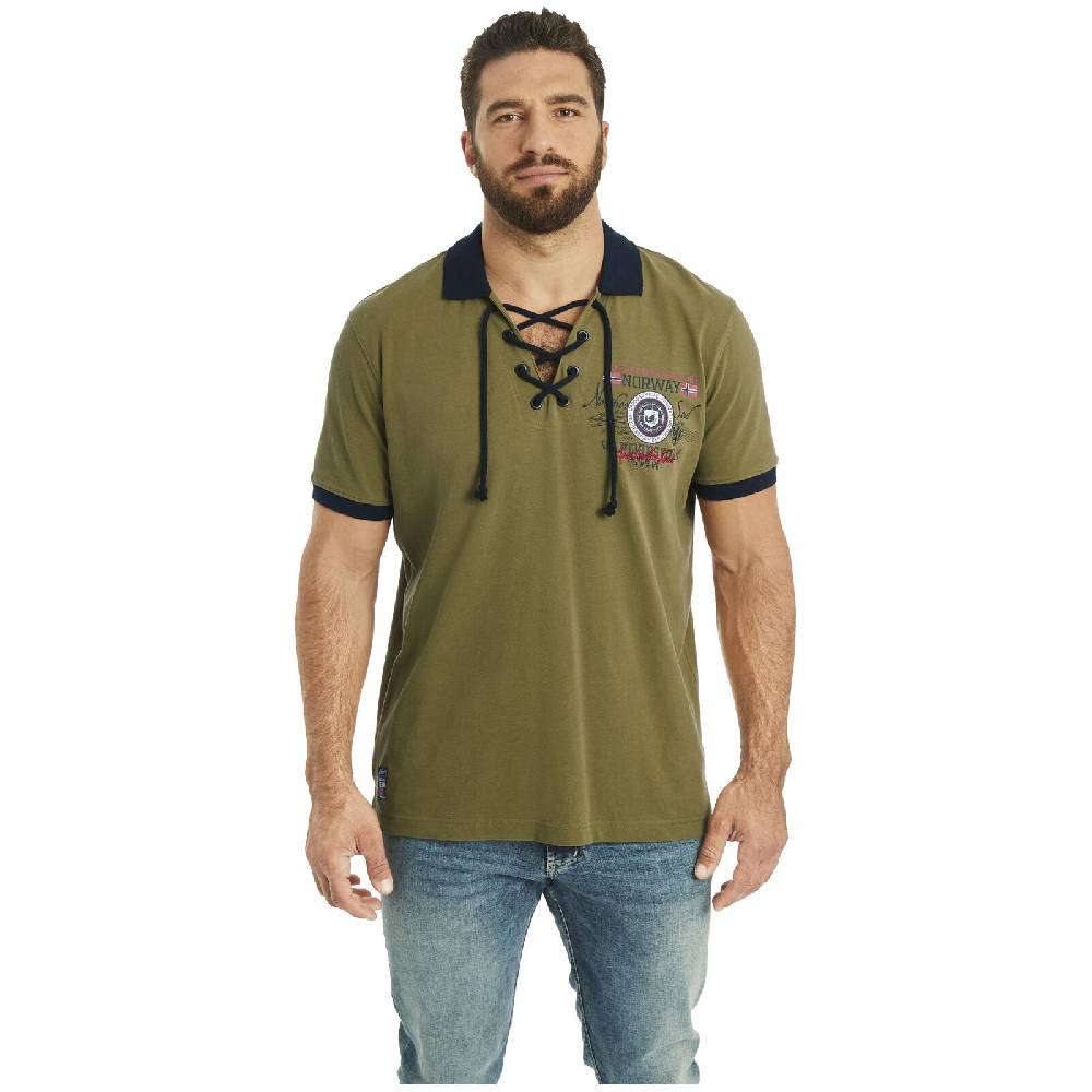 Jan Vanderstorm Doppelpack Poloshirt ELJAR wollweiß oliv Riesige Rabatte