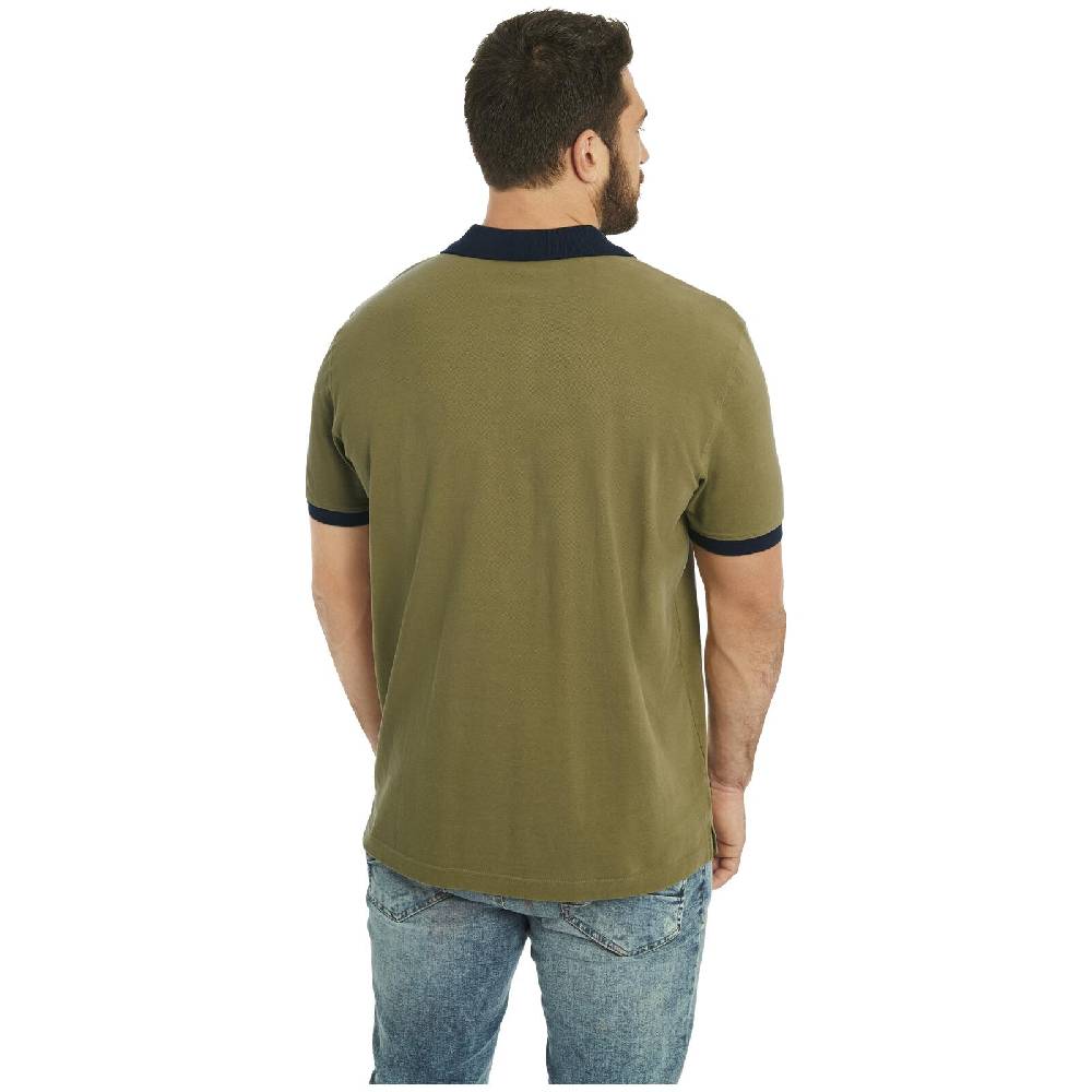 Jan Vanderstorm Doppelpack Poloshirt ELJAR wollweiß oliv Riesige Rabatte