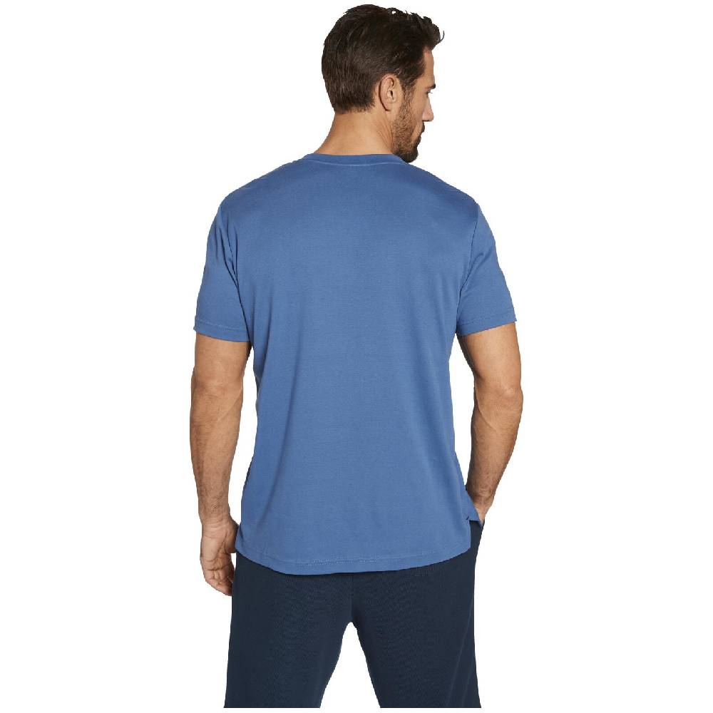 Jan Vanderstorm Doppelpack T-Shirt MAYKO dunkelblau royal blau Kostenloser Versand international