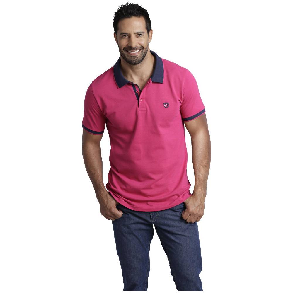 Jan Vanderstorm Poloshirt LAVRANS pink Im Verkauf
