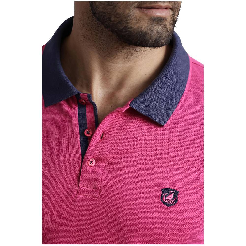 Jan Vanderstorm Poloshirt LAVRANS pink Im Verkauf