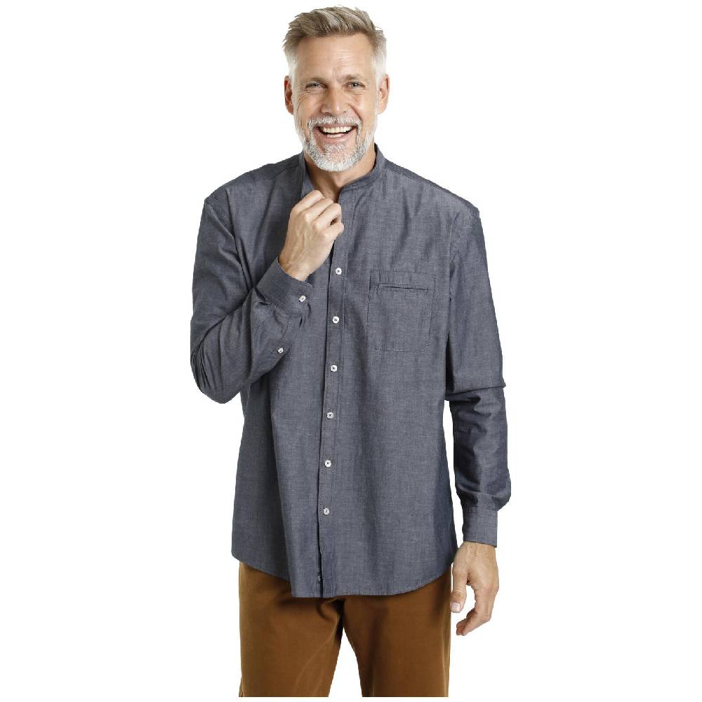 Jan Vanderstorm Doppelpack Hemd HEIMIR weiß blau Neueste Stile