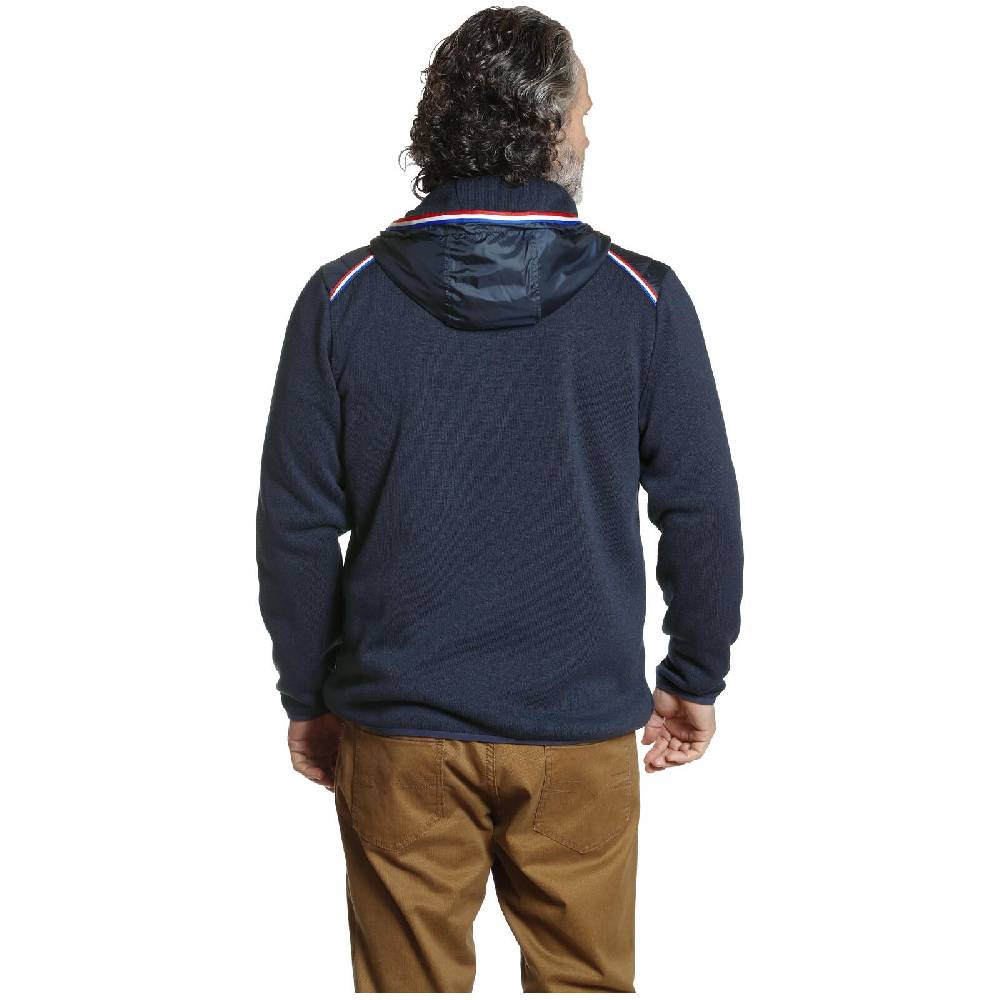 Jan Vanderstorm Strickfleecejacke STELLAN dunkelblau Letzte 2 Tage