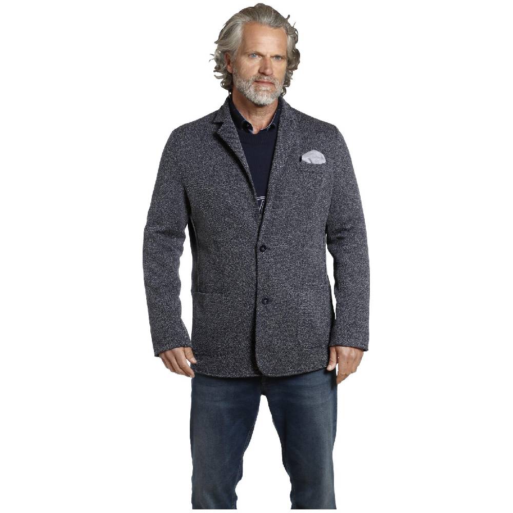 Jan Vanderstorm Jersey-Sakko ALBIN dunkelblau melange Discount Store für neue Produkte