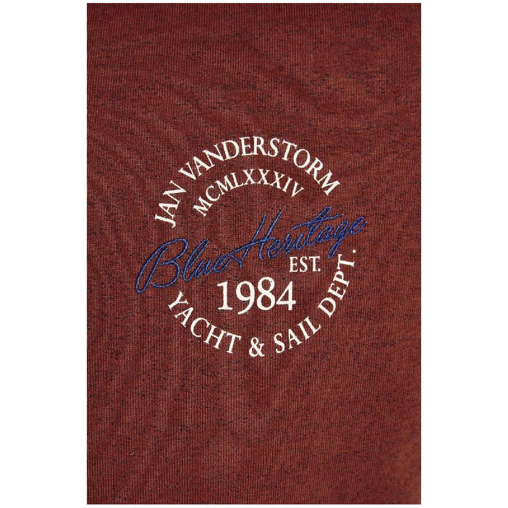 Jan Vanderstorm Sweatjacke JOKORA rot melange Begrenztes Angebot