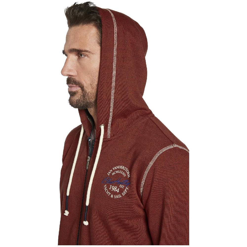 Jan Vanderstorm Sweatjacke JOKORA rot melange Begrenztes Angebot
