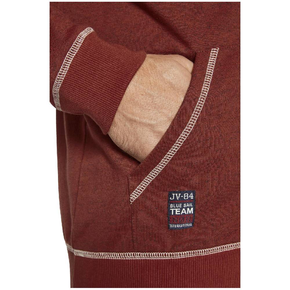 Jan Vanderstorm Sweatjacke JOKORA rot melange Begrenztes Angebot