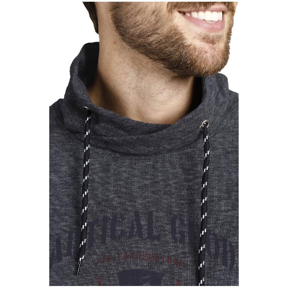 Jan Vanderstorm Sweatshirt HAGEN blau melange Exklusivangebot