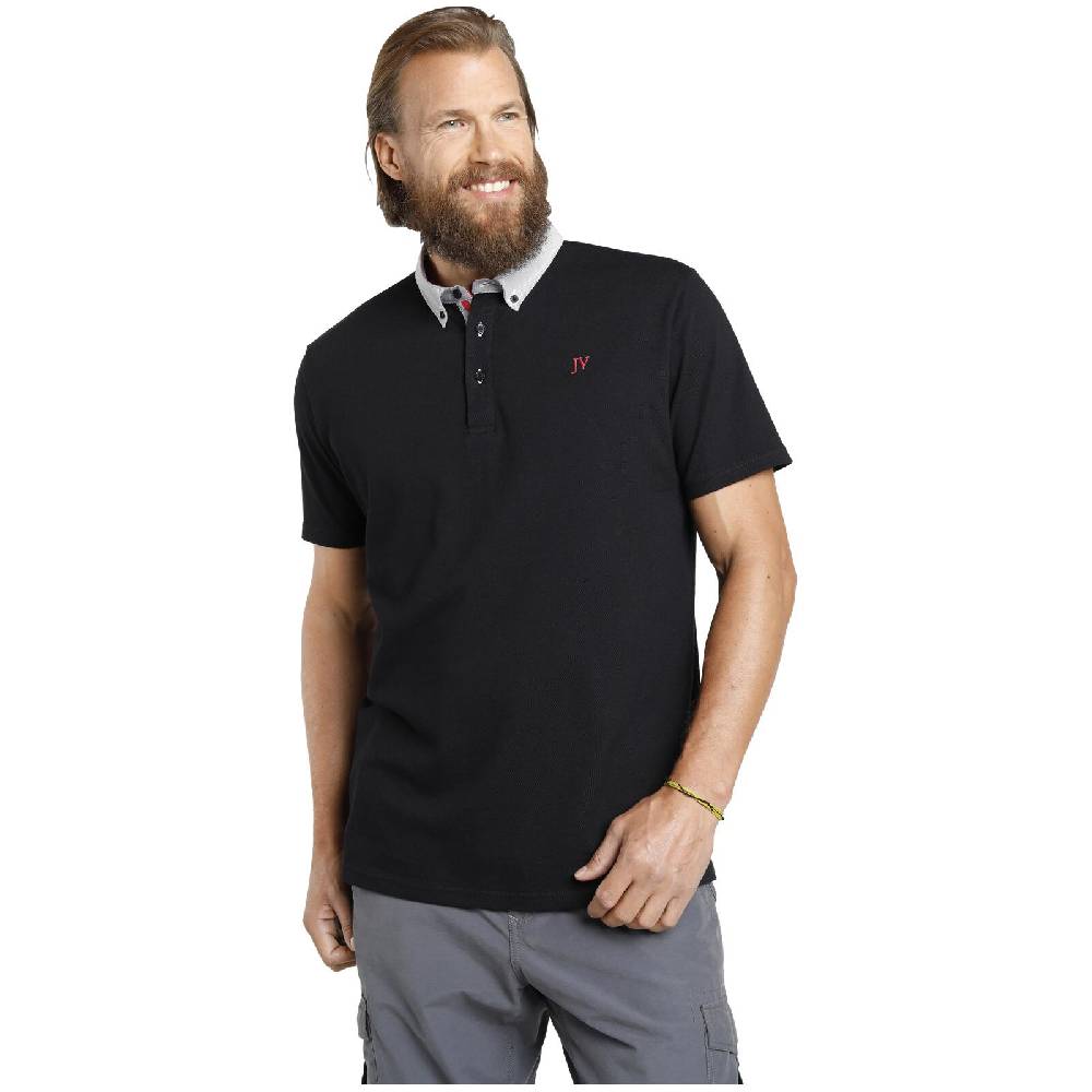 Jan Vanderstorm Poloshirt NJAL schwarz Saisonschlussverkauf