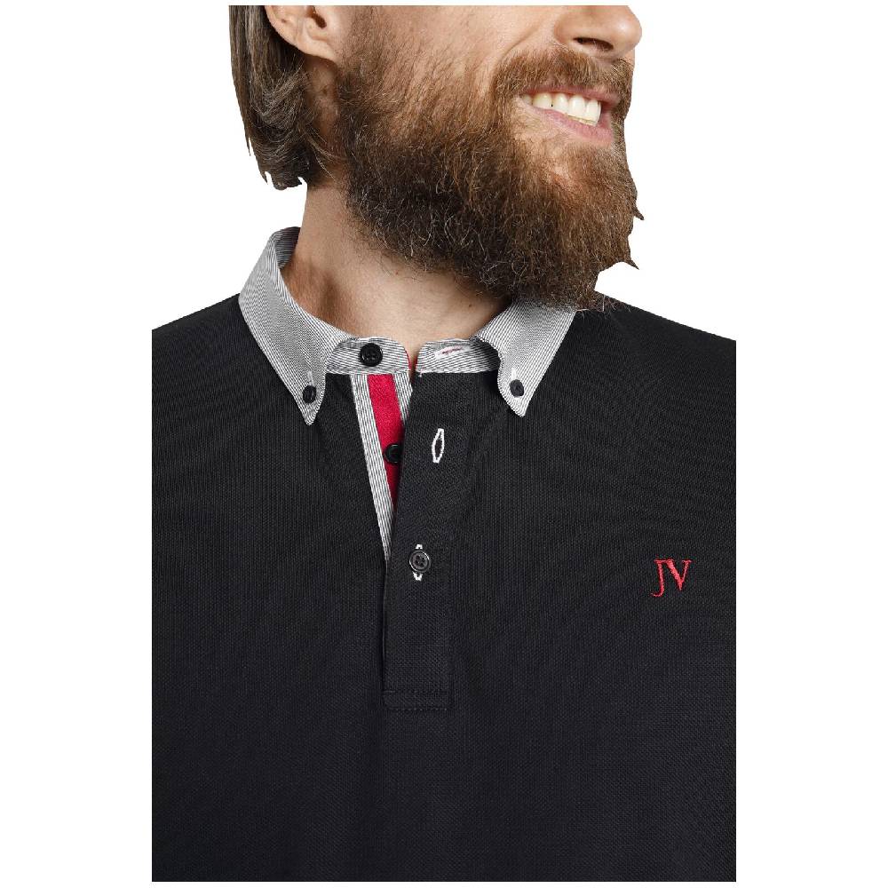 Jan Vanderstorm Poloshirt NJAL schwarz Saisonschlussverkauf