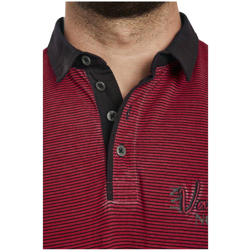 Jan Vanderstorm Poloshirt EWERTH rot Valentinstagsangebot