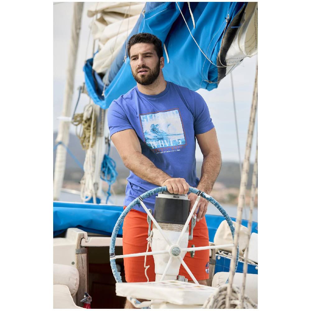 Jan Vanderstorm T-Shirt GERFRIED royal blau Lagerräumung