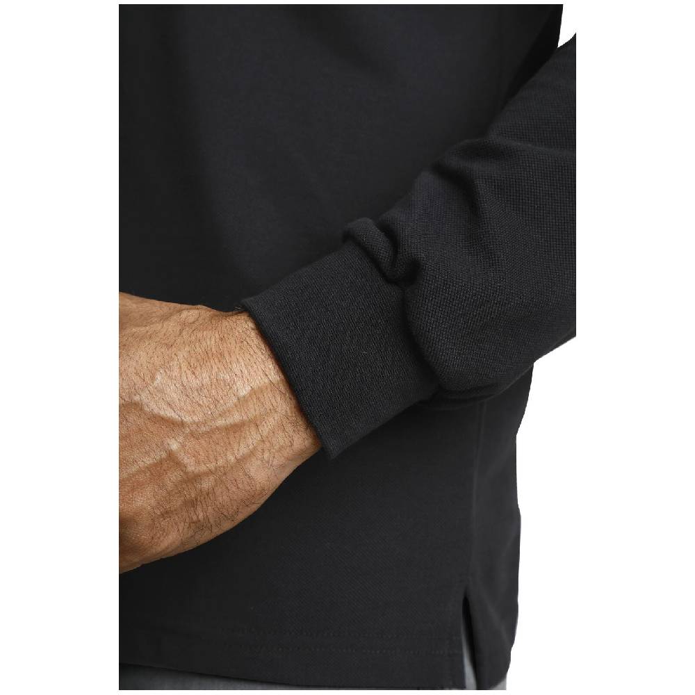 Jan Vanderstorm Langarm-Poloshirt ELLIS schwarz Neueste Mode