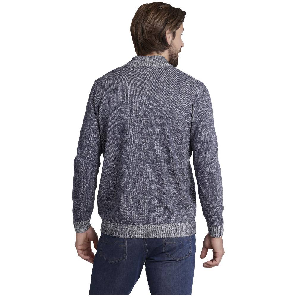 Jan Vanderstorm Strickjacke INGRABAN blau melange Tägliche Deals