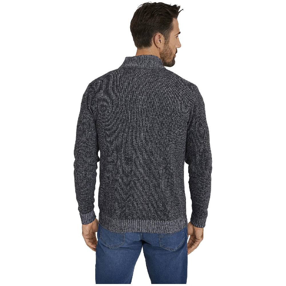 Jan Vanderstorm Strickjacke INGRABAN dunkelgrau melange Sonderangebote