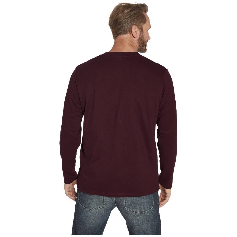 Jan Vanderstorm Sweatshirt FIONN dunkelrot VIP-Rabatte