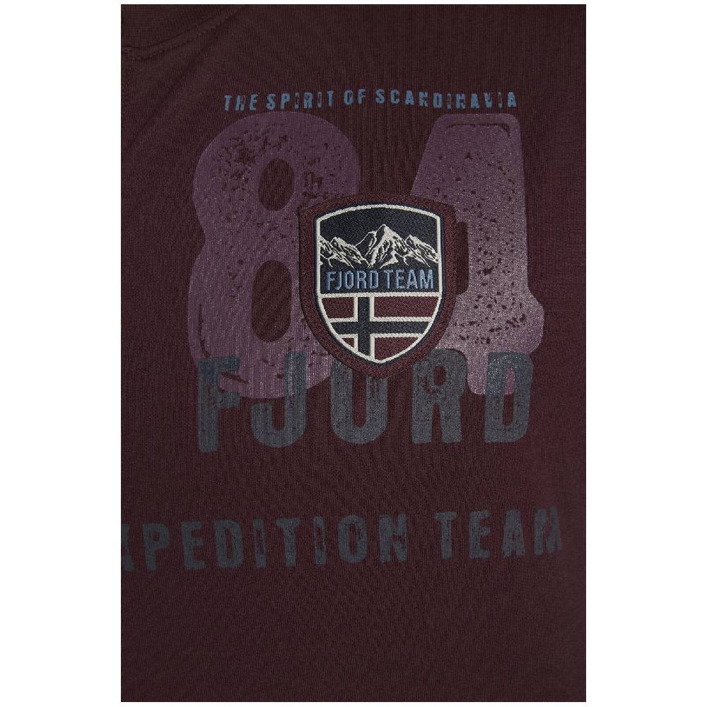 Jan Vanderstorm Sweatshirt FIONN dunkelrot VIP-Rabatte